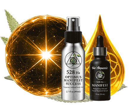 528 Hz Optimus - Manifest Success TRIAD - Audio+Elixir+Body Mist