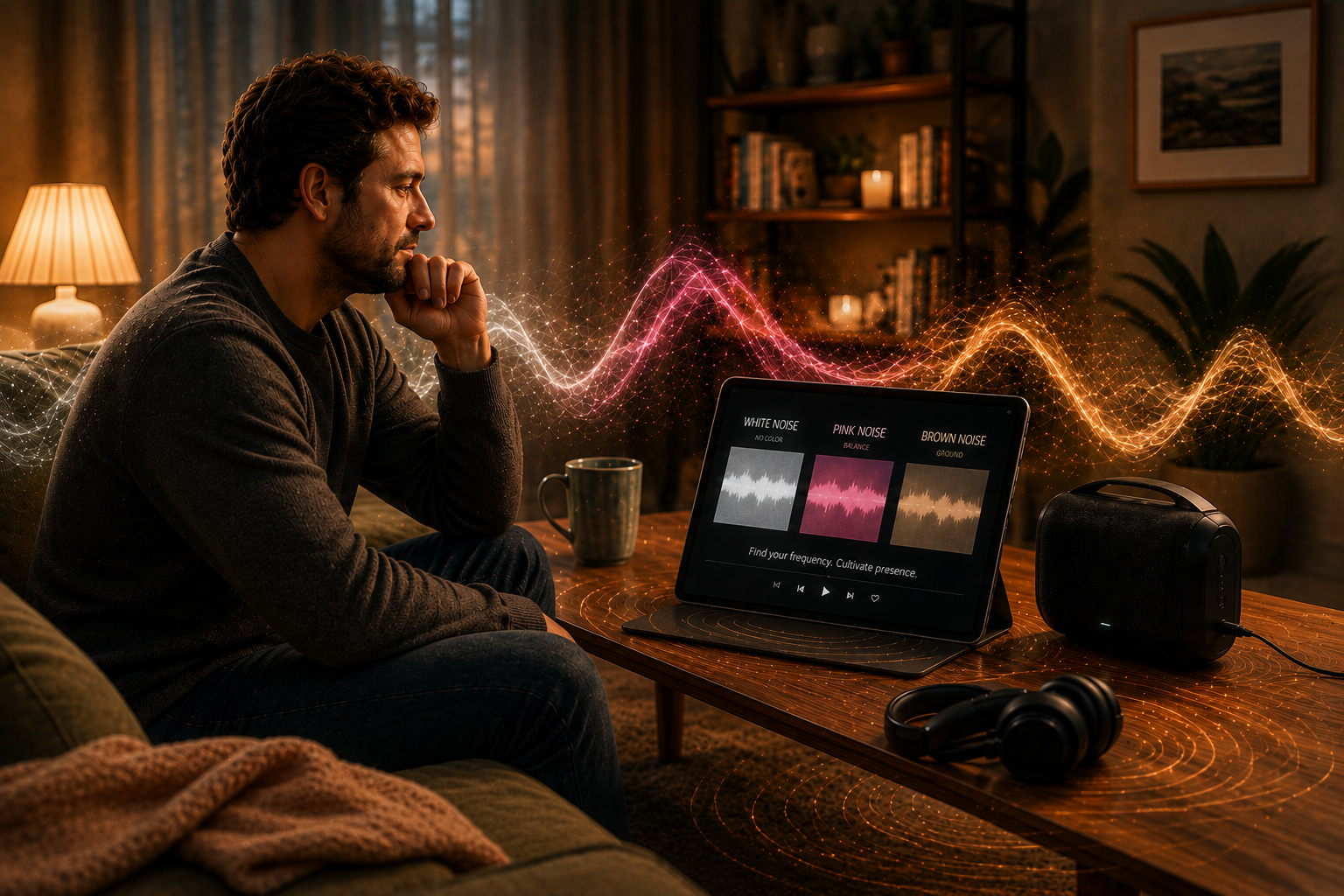 White Noise vs. Pink Noise vs. Brown Noise: Which Fits Sleep, Focus, or Masking?