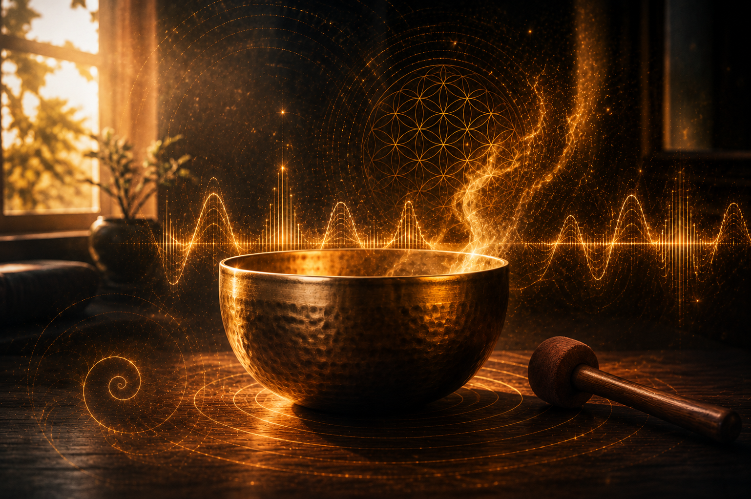 Why Does a Singing Bowl Sound Different as It Fades? The Sound Within the Sound