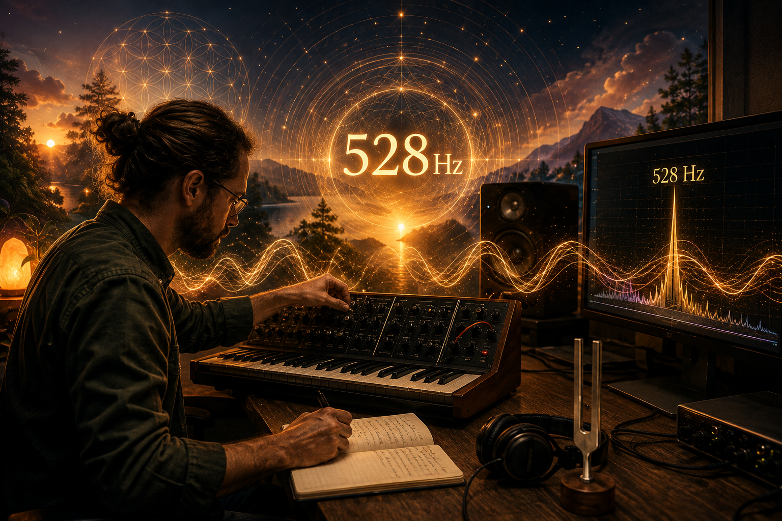 528 Hz: The Love Frequency, the Miracle Tone, and the Meaning We Give Sound